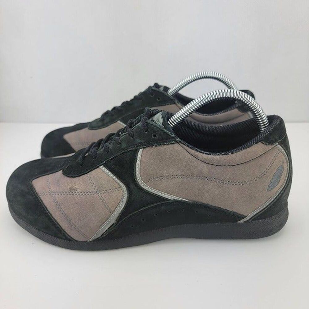 Barefoot Freedom Womens Size 9 DOUBLE WIDE Brown Black Leather Flat Shoes 10145-